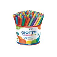 Pot plastique 96 feutres Turbolcolor Giotto pointe 2.8 mm