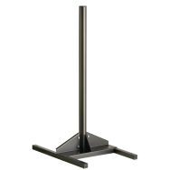 Poteau 1 ou 2 poubelles sur socle à poser - gris manganese