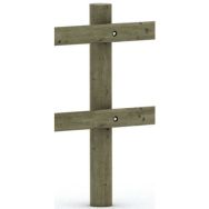 Poteau Armorique 1 lisse Ø 12 cm H150 cm - pin