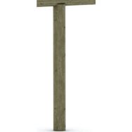 Poteau Trégor Ø 12 cm H150 cm - pin