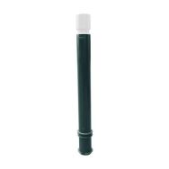 Poteau à mémoire de forme 130 cm Tête boule PMR À sceller Ø 100 mm Blanc/Anth