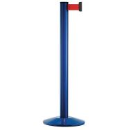 Poteau à sangle Beltrac Poteau coloris : Bleu Sangle coloris : Rouge
