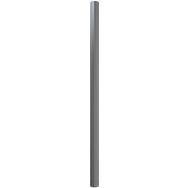 Poteau acier inox stationnaire à bétonner avec 1 anneau