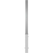 Poteau amovible blocage serrure profilée avec 1 anneau