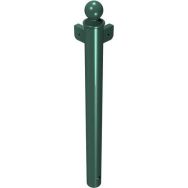 Poteau angle de protection de bordure avec transversale