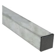 Poteau carré pour panneau signalisation acier galva 40x40 mm