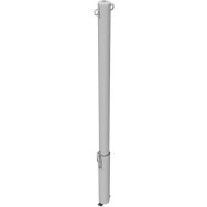 Poteau de dissuasion amovible pour cadenas avec 2 anneaux