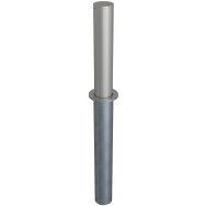Poteau en acier inoxydable entièrement escamotable