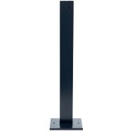 Poteau et base pour cendrier mural 3 L gris