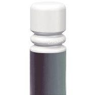 Potelet haute visibilité Ø 76 mm pom. City zinc gris Procity/blanc 9010