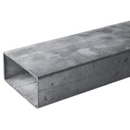 Poteau pour panneau de signalisation routière et temporaire Gris Acier galvanisé