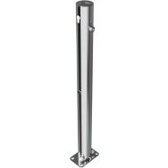 Poteau sans rainure à cheviller serrure profilée 2 anneaux