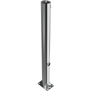 Poteau sans rainure rabattable blocage triangulaire 1 anneau