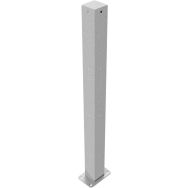 Poteau stationnaire bétonner sans anneau - Blanc - 70 x 70mm