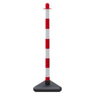 Poteau support chaîne matière plastique pied triangulaire