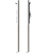 Poteaux alu ovoide tension cabestan extérieur 90mm