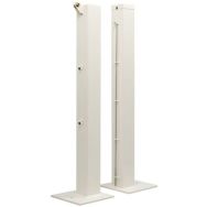 Poteaux de Tennis carré 100 x 100 mm avec tension intérieure sur platine