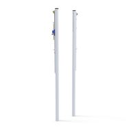 Poteaux volley comp. classe A - acier diam 90mm - treuil