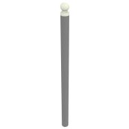 Potelet BOOPI PMR tête boule métal hauteur 1.20 m - BUTON DESIGN