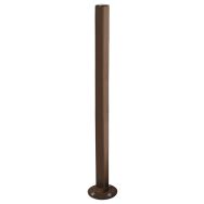 Potelet inclinable amortichoc pommeau inox brossé - zinc - Procity