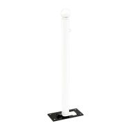 Potelet rabattable Solibloc Ø 76 mm pommeau Boule - Procity