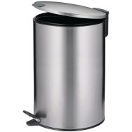 Poubelle 12l mats 38cm inox mat