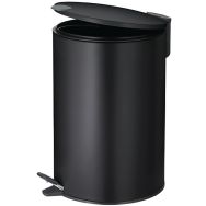 Poubelle 12l mats 38cm métal noir