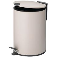Poubelle 3l mats 23cm métal beige