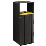 Poubelle Artri 110L tri emballage acier galva lattes alu manganèse-Rossignol Pro