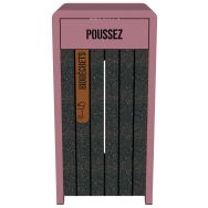 Poubelle CHARDONNAY bio déchets - Ipra/alu - Urbemob