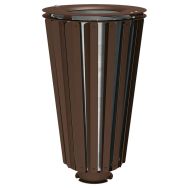 Poubelle Lofoten 80 L acier avec seau galva - Procity