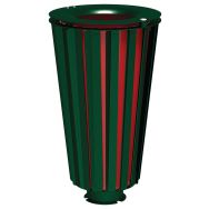 Poubelle Lofoten 80 L acier avec seau peint - Procity