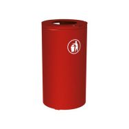 Poubelle Olbia 80 L avec seau - galva - Procity