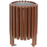 Poubelle Salou 40 L - teinté acajou