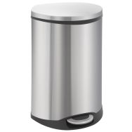 Poubelle Shell 6L à 50L, Matériau : Inox, Coloris : Gris, Poids : 6.54 kg