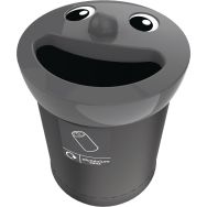 Poubelle Smiley Face 52L Cannettes - Vepabins