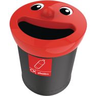 Poubelle Smiley Face 52L Plastiques - Vepabins