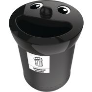 Poubelle Smiley Face 52L déchets généraux - Vepabins