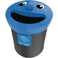 Poubelle Smiley Face 52L papier - Vepabins