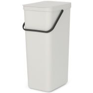 Poubelle Sort&Go 40L, Brabantia, Blanc