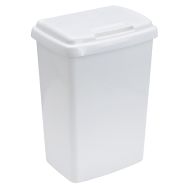 Poubelle Top Fix 50L Blanc