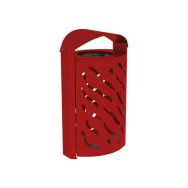 Poubelle Venise 120 L galva avec couvercle réhaussé - Procity