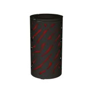 Poubelle Venise 80 L avec seau galva peint - Procity