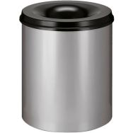 Poubelle à papier anti-feu - 80 L, Coloris : Gris