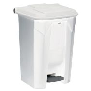 Poubelle à pédale Utilo 80 L Blanc