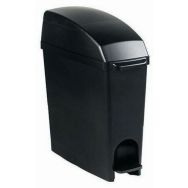Poubelle à pédale hygiène féminine Noir - 15 L