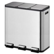 Poubelle à pédale tri sélectif  EcoCasa II 3x15L
