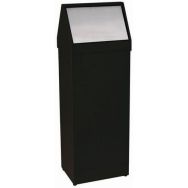 Poubelle à trappe basculant Storico - Noir - 50 L