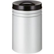 Poubelle anti-feu 50L à 80L gris/noir, Capacité : 80 L