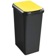 Poubelle de tri sélectif - Jaune - 45L - CEP